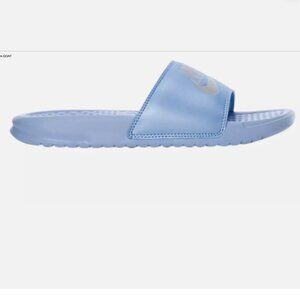 RARE NIB Wmns Benassi JDI Slide 'Aluminum' – Size US 5 W